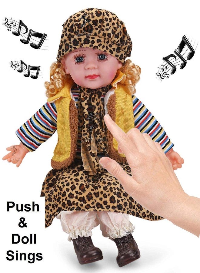 KAVID Good Looking Girl Baby Doll Singing Songs (40 cm; Multicolour) - Image 2
